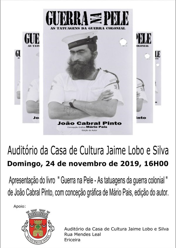 cartaz_apresentcao_livro_guerra_na_pele