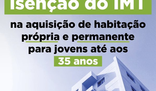 Isenção do IMT para jovens ≤ 35 anos