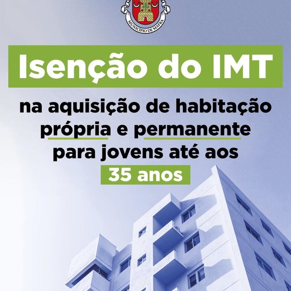 Isenção do IMT para jovens ≤ 35 anos