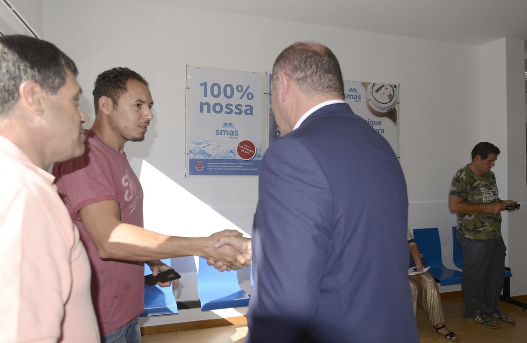 Boas-vindas aos trabalhadores dos SMAS de Mafra