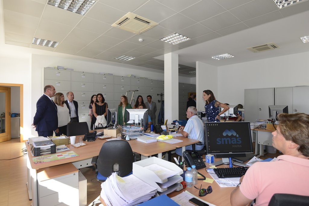 Boas-vindas aos trabalhadores dos SMAS de Mafra