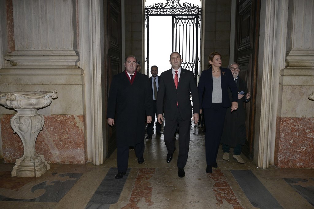 Visita do Presidente da República da Bulgária a Mafra (1)