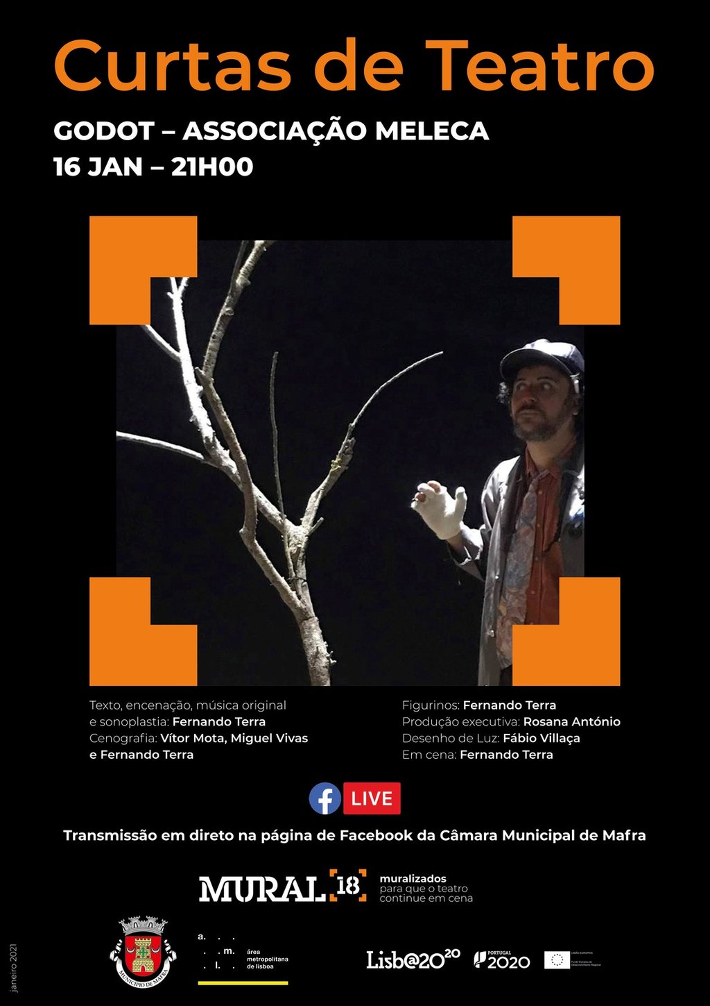 16 JAN Curtas de Teatro Godot Mural 18